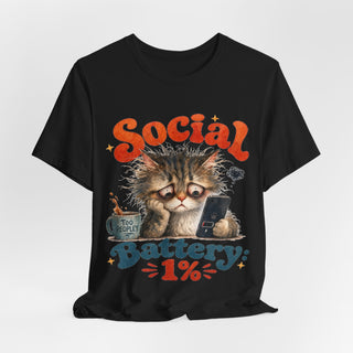 Social Battery Premium Tee