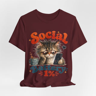 Social Battery Premium Tee