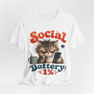 Social Battery Premium Tee