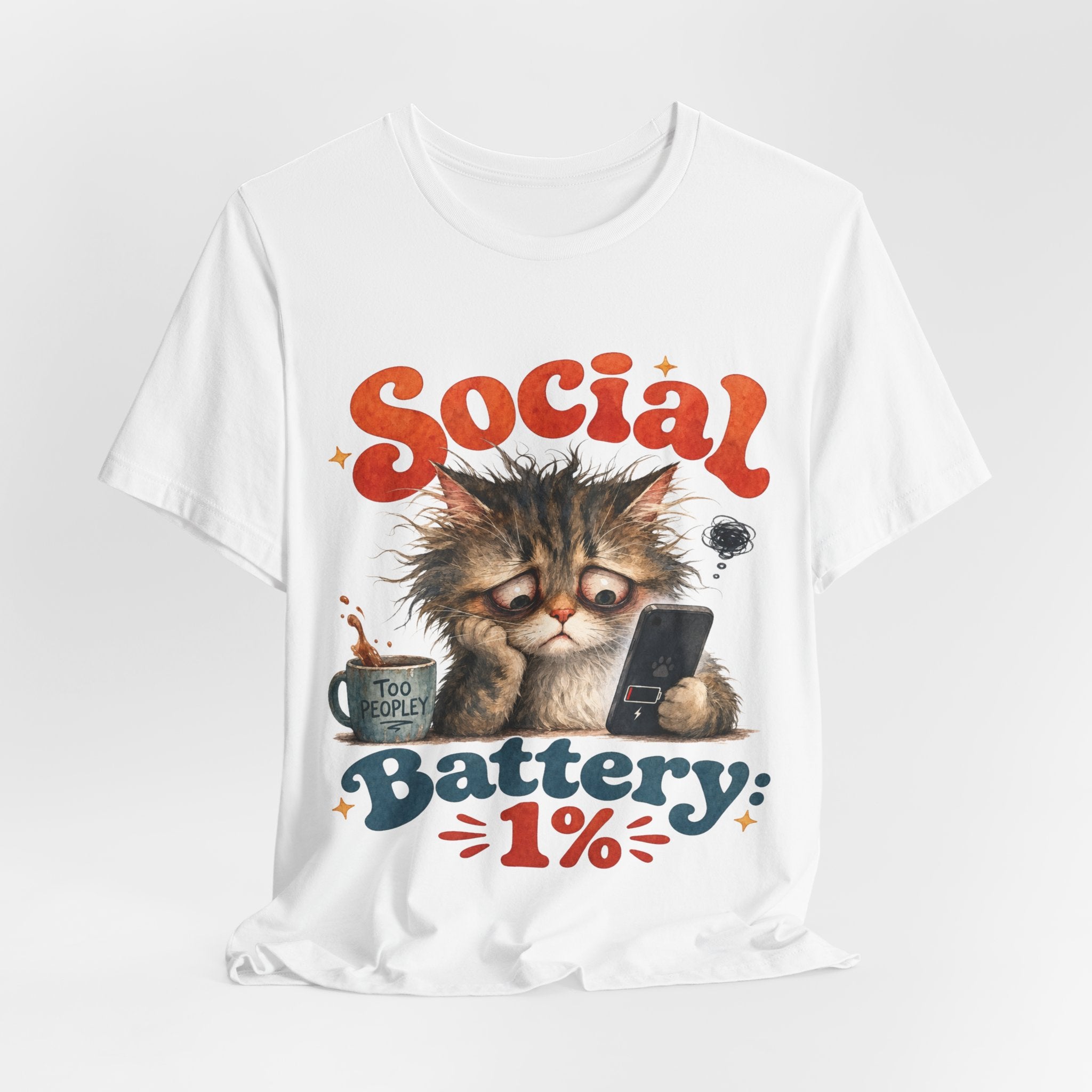 Social Battery Premium Tee