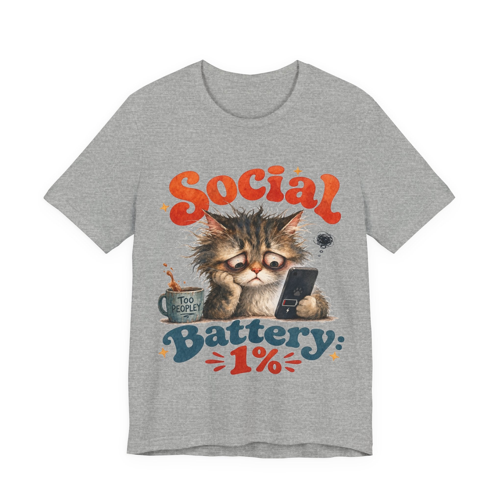 Social Battery Premium Tee