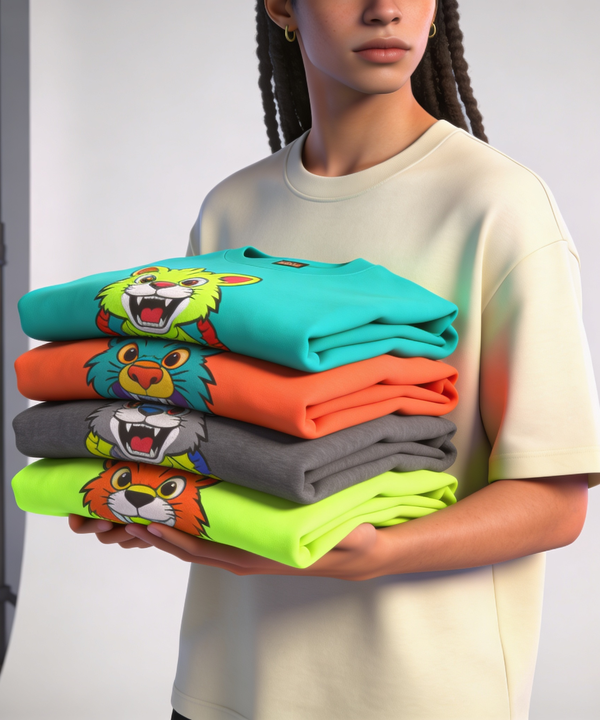 Folded PrimeCanvas tees shared by the community